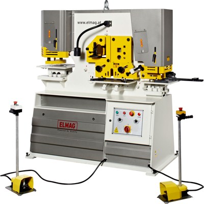 ELMAG - Hydraulische Profilstahlschere und Lochstanze SPS 115