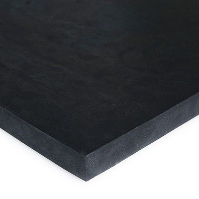 Zellkautschukplatte EPDM 50° Shore, schwarz, Stärke 10mm 1x1m