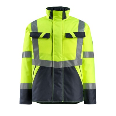 MASCOT® - Pilotjacke Penrith 15935-126-17010, hi-vis gelb/schwarzblau, Größe L