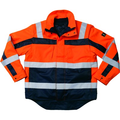 MASCOT® - Pilotjacke Loreto, 100 % Polyester (PES), 240 g/m², orange/blau, GrößeXL