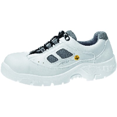 ABEBA® - Sicherheitshalbschuh anatom 2626, S1 SRC ESD HACCP, weiß, Größe 41