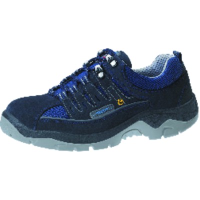 ABEBA® - Sicherheitshalbschuh anatom 32147, S1 SRC ESD, schwarz/marine, Größe 37
