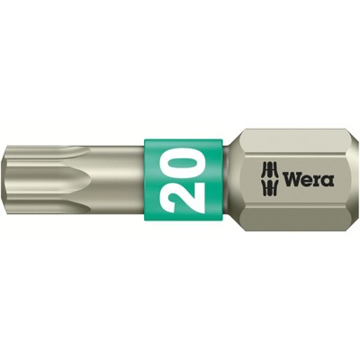 Wera® - Bit für TORX® 3867/1 TS TORX, Edelstahl, TX 20 x 25mm