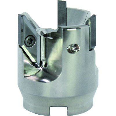 FORMAT - Aufsteckfräser 90° für Alu ø80mm Z3 mit Innenkühlung