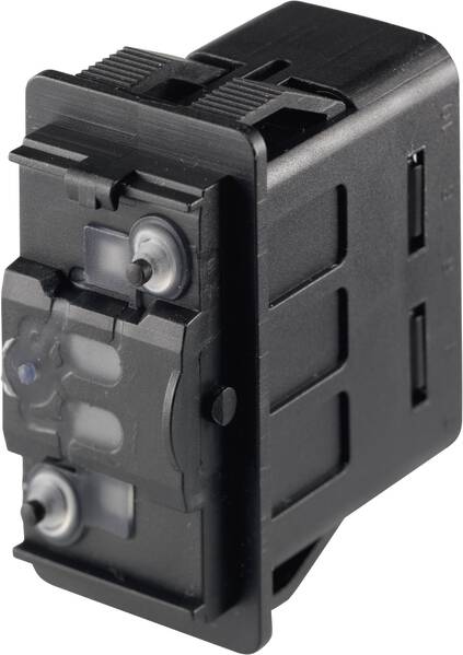 Marquardt 3250.0367 Kfz-Wippschalter 3250.0367 12 V/DC, 24 V/DC 10 A 2 x Ein/Aus/Ein rastend IP66/IP67 1 St.