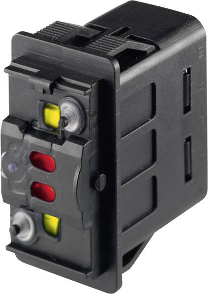 Marquardt 3250.0577 Kfz-Wippschalter 3250.0577 24 V/DC 10 A 2 x (Ein)/Ein/(Ein) tastend IP66/IP67 1 St.