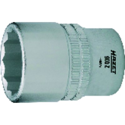 HAZET - Steckschlüssel-Einsatz 900Z-13, 1/2" DIN 3124, 12-kant 13mm