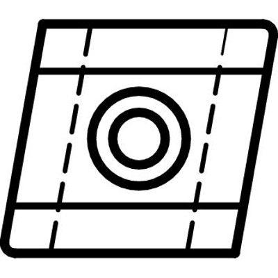GÜHRING® - Wendeschneidplatten CNHX 160602FR-226 / VHM / blank / Werksnorm