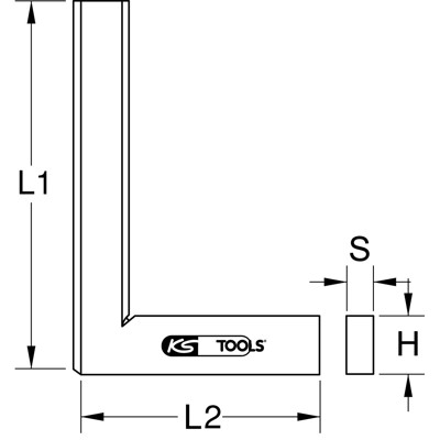 KSTOOLS® - Flachwinkel, 500mm