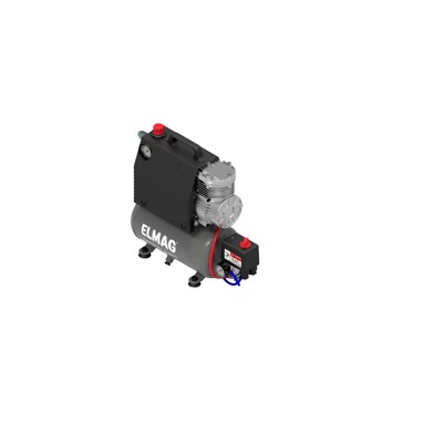 ELMAG - Spezialkompressor ÖLFREI SILVERSTONE 2 12/24 V., 5 lt. Kessel