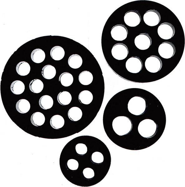 LAPP 53316240 SKINTOP® DIX-M16 Mehrfachdichteinsatz M16 2 x 4 mm Nitril-Butadien-Kautschuk Schwarz 1 St.