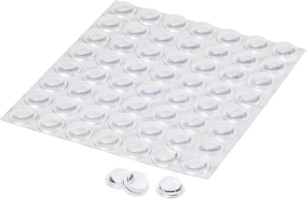 3M SJ 5312 MPCB Gerätefuß selbstklebend, rund Transparent (Ø x H) 12.7 mm x 3.5 mm 56 St.