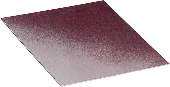 Proma 708 032 1020c Montageplatte (L x B x H) 100 x 200 x 2 mm Hartpapier Braun 1 St.