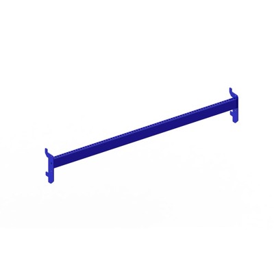META® - KR Trageschiene 1000mm für Aufsteckhalter kpl. RAL 5010