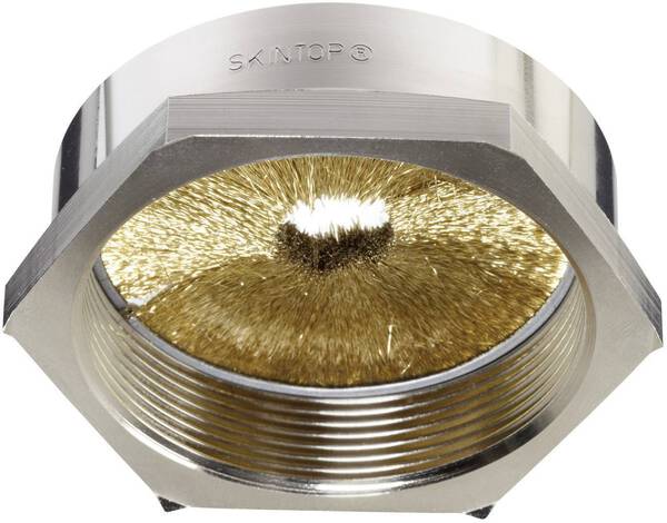 LAPP 54110839 SKINTOP BRUSH ADD-ON M12 Gegenmutter mit Erdungskrallen M12 Messing Messing 1 St.