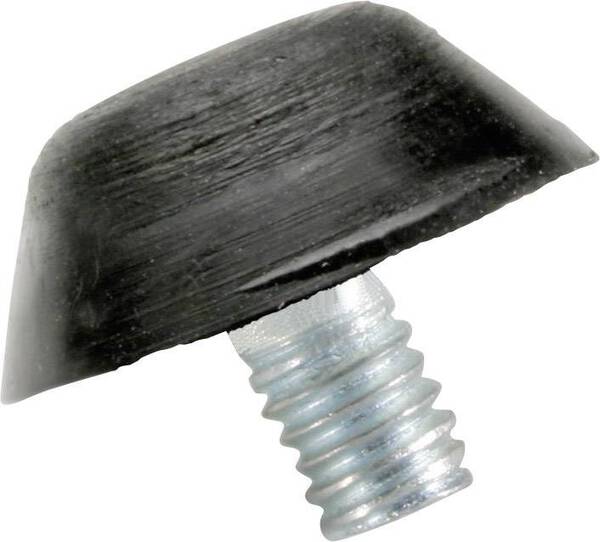 PB Fastener 110718 Anschlagpuffer zylindrisch Schwarz (Ø x H) 15 mm x 15 mm 1 St.