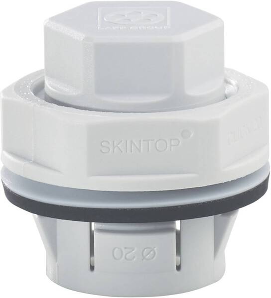 LAPP 52109014 SKINTOP® CLICK BLK M20 LGY Verschlussschraube M20 Polyamid Lichtgrau (RAL 7035) 1 St.
