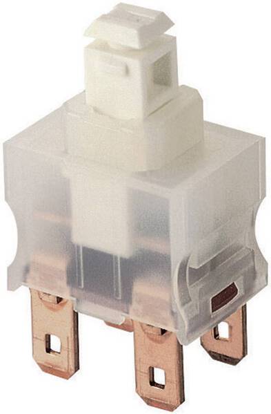 Marquardt 1682.1101 1682.1101 Druckschalter 250 V/AC 12 A 2 x Ein/Aus rastend (L x B x H) 19 x 13 x 26.5 mm IP40 1 St.