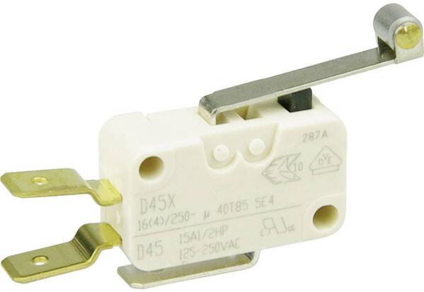 ZF D459-V3RD Mikroschalter D459-V3RD 250 V/AC 16 A 1 x Ein/(Ein) tastend 1 St.