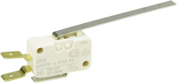 ZF D45U-V3LL Mikroschalter D45U-V3LL 250 V/AC 16 A 1 x Ein/(Ein) tastend 1 St.
