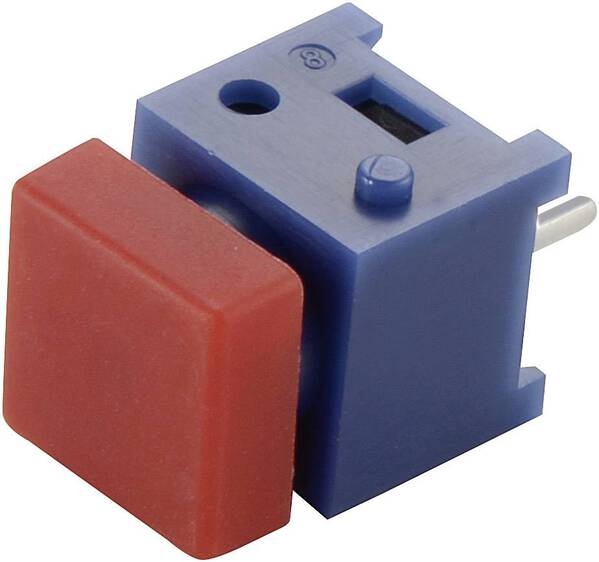 TRU COMPONENTS 703508 DS-660S-S RD Drucktaster 100 V 1 A 1 x Aus/(Ein) tastend (L x B) 10 mm x 10 mm 1 St.