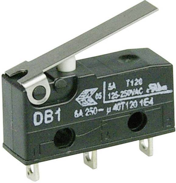 ZF DB1C-A1LB Mikroschalter DB1C-A1LB 250 V/AC 6 A 1 x Ein/(Ein) tastend 1 St.
