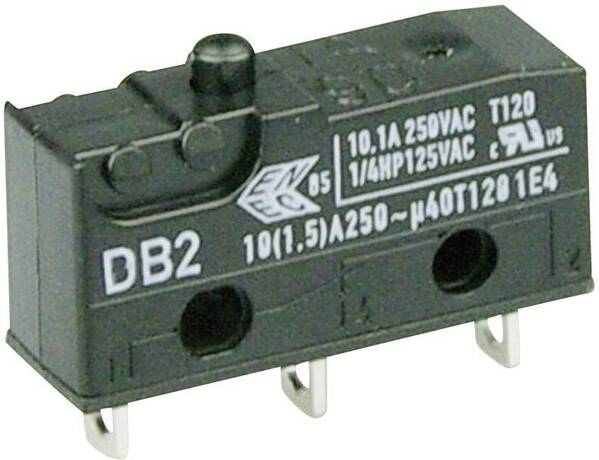 ZF DB2C-A1AA Mikroschalter DB2C-A1AA 250 V/AC 10 A 1 x Ein/(Ein) tastend 1 St.