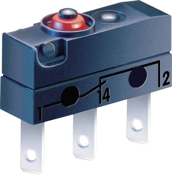 ZF DC2C-L1AA Mikroschalter DC2C-L1AA 250 V/AC 10 A 1 x Ein/(Ein) tastend 1 St.
