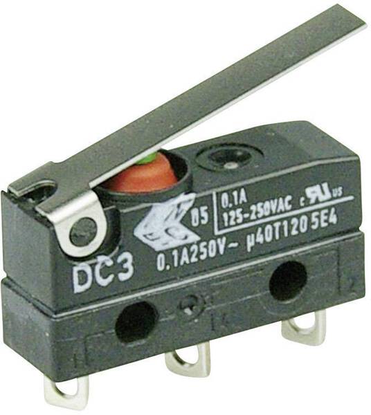 ZF DC3C-A1LC Mikroschalter DC3C-A1LC 250 V/AC 0.1 A 1 x Ein/(Ein) IP67 tastend 1 St.