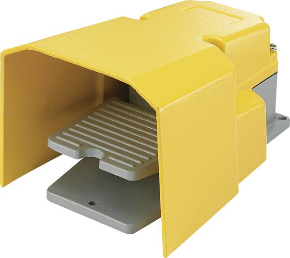 TRU COMPONENTS FS-502 Fußschalter 250 V/AC 15 A 1 Pedal mit Schutzhaube 1 Öffner, 1 Schließer 1 St.