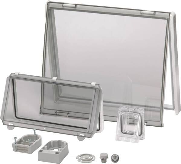 Fibox L 43 II Sichtfenster klappbar (L x B) 331 mm x 277 mm Polycarbonat 1 St.