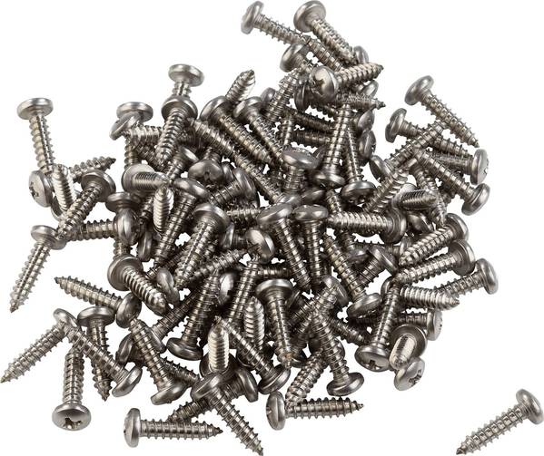 839539 LIKO A2 Blechschrauben 2.9 mm 9.5 mm Kreuzschlitz Phillips DIN 7981-C Edelstahl A2 100 St.