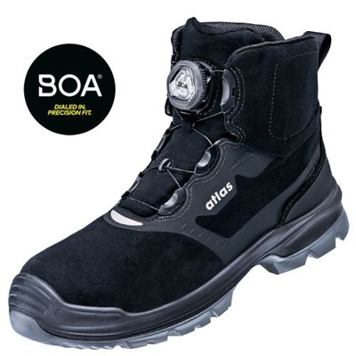 atlas® - Sicherheitsstiefel FLASH 6905 XP BOA ESD S3 Weite 10, black, grey, Gr. 40 Atlas 78000