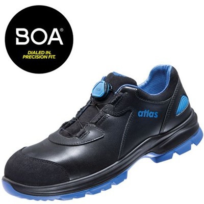 atlas® - Sicherheitshalbschuh SL 9645 XP BOA blue 2.0, S3 ESD, W12, Größe 43