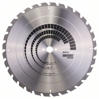 Bosch - HW Kreissägeblatt Construct Wood ø450x30 32 FWF NL SB3,8 (2608640694)