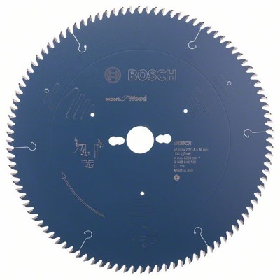 Bosch - Kreissägeblatt Expert for Wood ø300 x 30 x 2,5mm, 100 Zähne (2608642501)