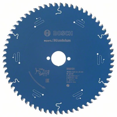 Bosch - HW Kreissägeblatt Expert for Aluminium ø230 x 30 x 2,8 T64 (2608644106)