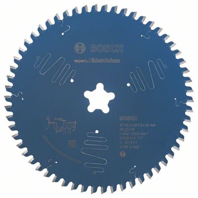 Bosch - Kreissägeblatt Expert for Aluminium ø190 x 2,6mm, 58 Zähne (2608644117)