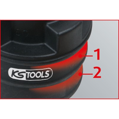 KSTOOLS® - 2-stufiger Einlass-Adapter, 75x80mm