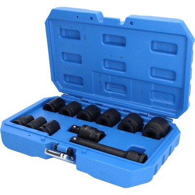 Brilliant Tools - 1/2" Kraft-Stecknuss-Satz, Sechskant, 11-teilig, kurz