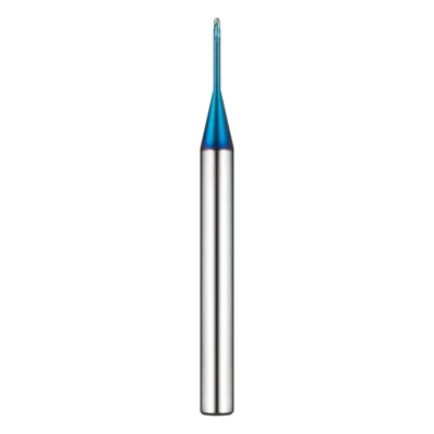 COGO Tools - VHM Schaftfräser scharfkant Helix 30° TISIN-S Beschichtung 0,5mm 2BRE005050S04