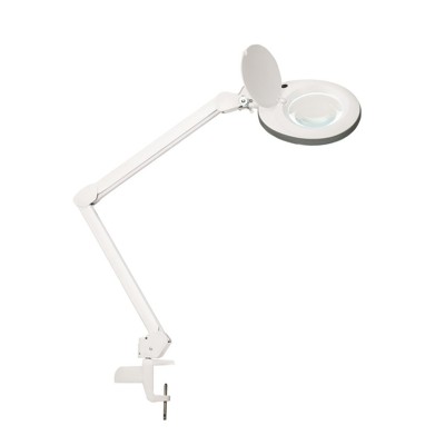 Lumeno - LED Lupenleuchte 721X-MKIII, Lupen-Ø 125 mm, 3 Dioptrien, grau
