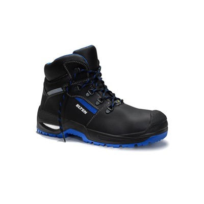 ELTEN - Sicherheitsschnürstiefel LEONARDO XXSG black-blue Mid ESD S3, Größe 39