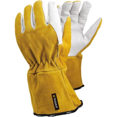 TEGERA® - Hitzeschutzhandschuhe TEGERA 118A, Kat. III, gelb/weiß, Gr. 8