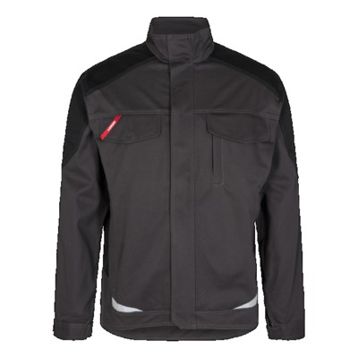 Engel - Galaxy Baumwolle Arbeitsjacke 1850-570, Anthrazitgrau/Schwarz, Größe S