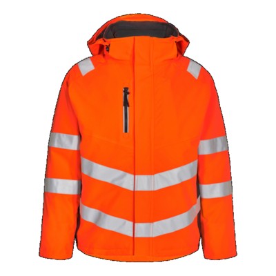 Engel - Safety Winterjacke 1946-930, Warnorange/Anthrazitgrau, Größe 4XL