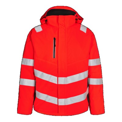 Engel - Safety Winterjacke 1946-930, Warnrot/Schwarz, Größe XS