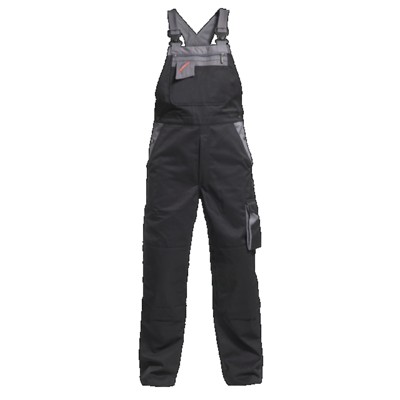 Engel - Enterprise Latzhose 3600-785, Schwarz/Grau, Größe 52