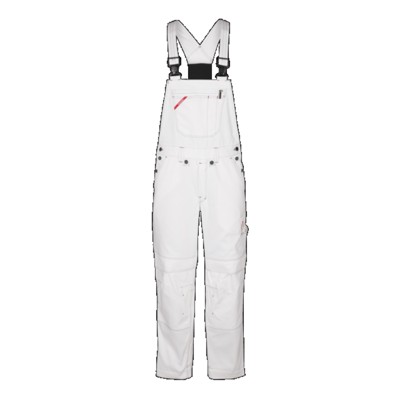 Engel - Combat Baumwolle Latzhose 3760-575, Weiß, Größe 44