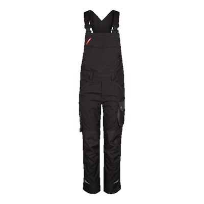 Engel - Galaxy Damen Latzhose 3815-254, Schwarz/Anthrazitgrau, Größe 42